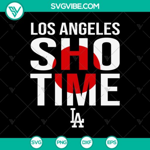 shohei ohtani shotime la dodgers svg los angeles japan flag baseball svg shohei ohtani svg