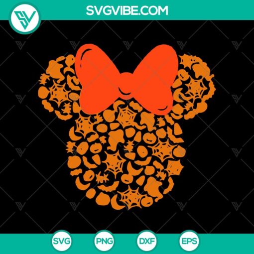 silhouette icon disney minnie mickey mouse halloween new svg halloween svg scary svg horror svg