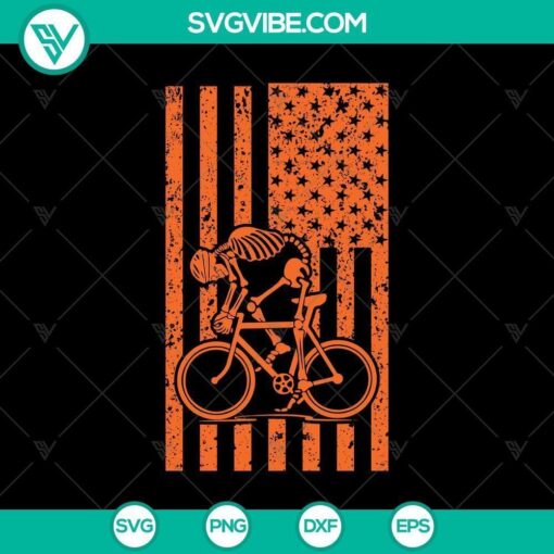 skeleton biking usa flag svg halloween svg horror svg halloween scary svg