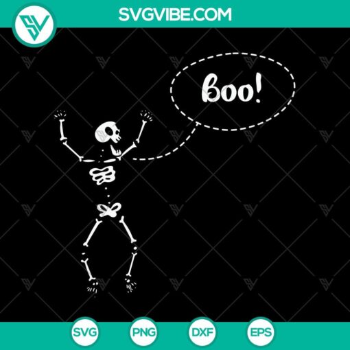 skeleton boo svg halloween svg scary svg oct 31 svg