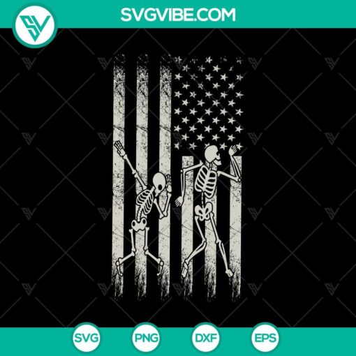 skeleton dancing svg usa skeleton svg usa flag svg