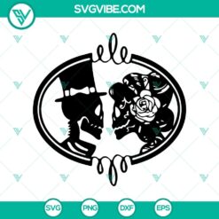 Skeleton Wedding SVG, Skull Groom SVG, Halloween SVG