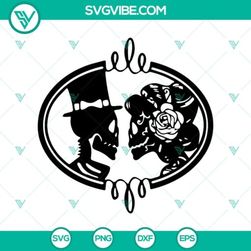 skeleton wedding svg skull groom svg halloween svg