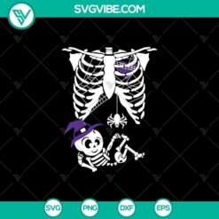 Skeleton Witch SVG, Scary SVG, Halloween SVG