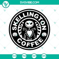 Halloween, SVG Files, The Nightmare Before Christmas SVG, Skellington Coffee 12