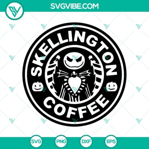 skellington coffee svg jack skellington svg the nightmare before svg