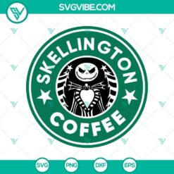 Halloween, SVG Files, The Nightmare Before Christmas SVG, Skellington Coffee 5