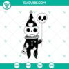 Spooky Skull Clown Halloween SVG design for horror-themed projects.