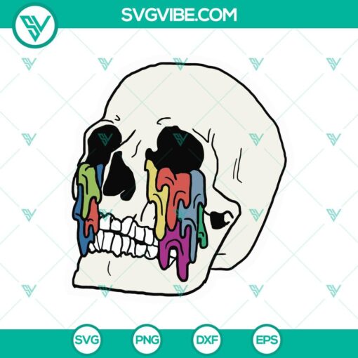 skull cry colorful tears svg color tears svg skull svg halloween svg