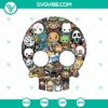 Skull Horror Movies Halloween SVG featuring spooky skull design perfect for Halloween and horror-themed projects.