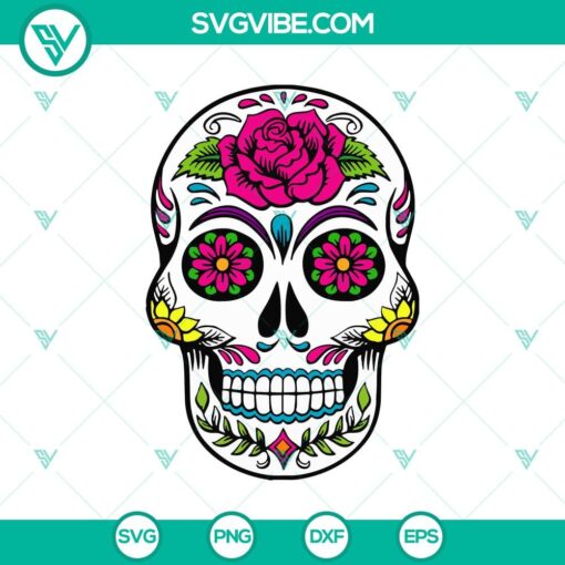 skull roses flowers svg skull svg halloween svg