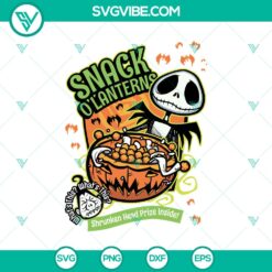 Halloween, SVG Files, The Nightmare Before Christmas SVG, Snack 7