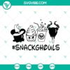 Spooky Halloween-themed SVG design featuring Snackgouls, Horror, Scary elements. Great for digital projects.