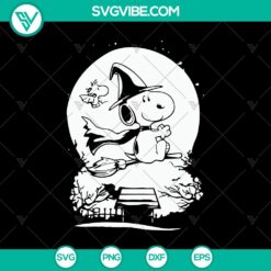 Halloween, Snoopy SVG, SVG Files, Snoopy Witch SVG, Snoopy Halloween SVG, 8