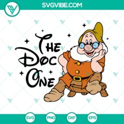 Snow White The Doc One SVG | Dwarf Character Cut Files