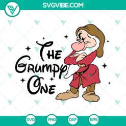 Snow White The Grumpy One SVG | Dwarf Character Cut Files