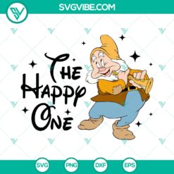 Snow White The Happy One SVG | Dwarf Character Cut Files