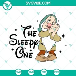 Snow White The Sleepy One SVG | Dwarf Character Cut Files