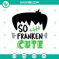 Franken Cute SVG design for Halloween with scary and horror elements.