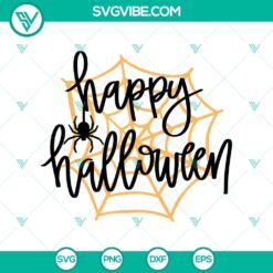 Spider Web SVG, Happy Halloween SVG, Scary SVG