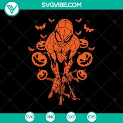 Halloween, Spider Man SVG, SVG Files, Spider-man Halloween SVG, Scary Spider 1