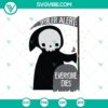 Spoooky "Spoiler Alert Everyone Dies" SVG design featuring Halloween theme.