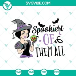 Halloween, SVG Files, Walt Disney SVG, Spookiest Of Them All SVG, Snow White 12