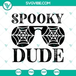 Spooky Dude Halloween Horror SVG for Halloween decorations and craft projects.