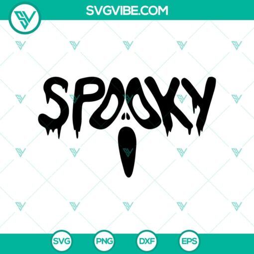 spooky ghost face svg spooky svg halloween svg