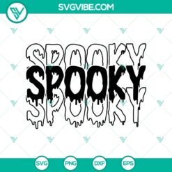Spooky Horror SVG, Halloween SVG, Scary SVG, Horror SVG