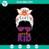 Spooky Kid Halloween SVG featuring a ghostly child, pumpkin, and spooky elements for holiday crafting projects.