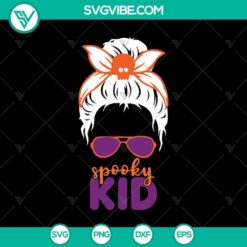 Spooky Kid SVG, Spooky SVG, Halloween SVG
