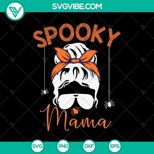 spooky mama svg mama svg halloween svg 1