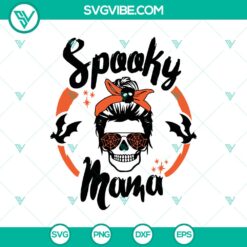 Halloween, Skull SVG, SVG Files, Spooky Mama SVG, Mama SVG, Spooky SVG, 10