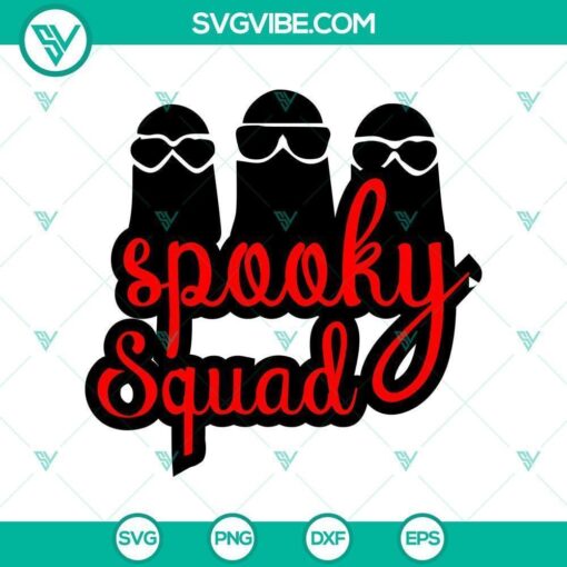 spooky squad svg halloween svg horror svg halloween scary svg