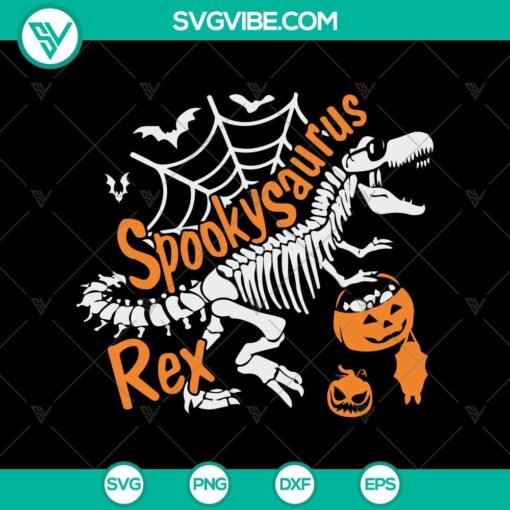 spookysaurus rex svg halloween svg scary svg oct 31 svg