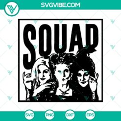Squad Bad Witches SVG, Halloween SVG, Scary SVG, Horror SVG