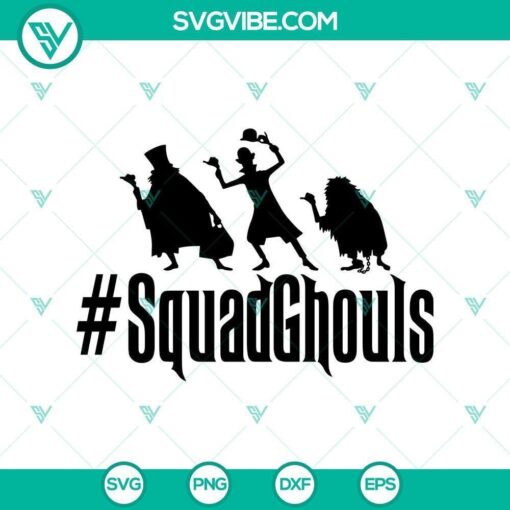 squad ghouls svg halloween svg boo svg witch svg