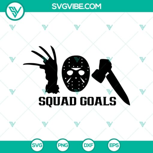 squad goals svg weapon horror svg horror characters movie svg