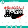Squadgoals Horror Characters SVG featuring Horror Movie Knife and Halloween SVG design for spooky projects.
