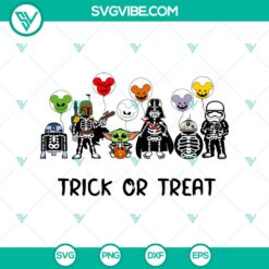 Halloween, Star Wars SVG, SVG Files, Star Wars Trick Or Treat SVG, Star Wars 3