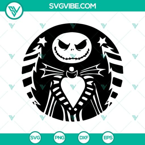 starbucks jack skellington svg jack skellington svg the nightmare svg halloween svg