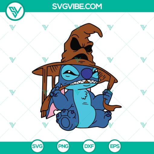 stitch cute halloween svg stitch witch hat svg halloween svg