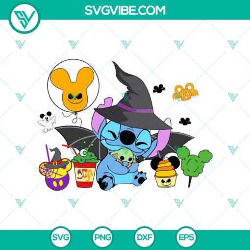 stitch halloween snack svg ohana stitch svg disney halloween svg