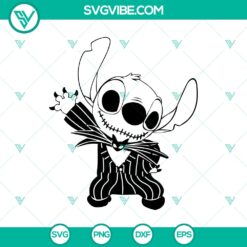 Halloween, Stitch SVG, SVG Files, Stitch Jack Skellington SVG, Halloween SVG, 20