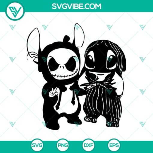 stitch jack skellington svg stitch svg jack skellington svg