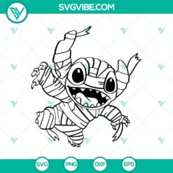 Halloween, Stitch SVG, SVG Files, Stitch Mummy SVG, Stitch SVG, Halloween SVG 2