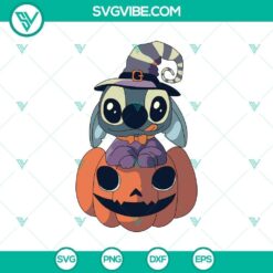 Halloween, Stitch SVG, SVG Files, Stitch Pumpkin Halloween SVG, Horror SVG, 14