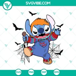 Halloween, Stitch SVG, SVG Files, Stitch x Jigsaw SVG, Stitch Horror SVG, 4