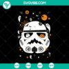 Stormtrooper head Halloween SVG with Star Wars theme. Perfect Halloween design.